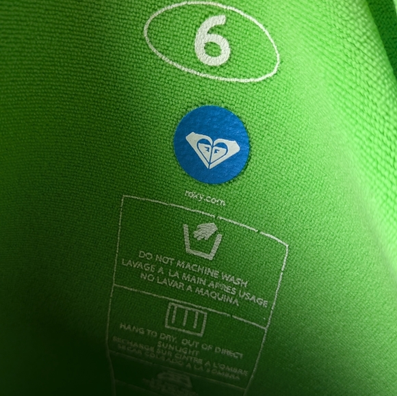 Roxy Syncro 4/3 mm Size 6 Black Wetsuit with Teal Details - Picture 8 of 9